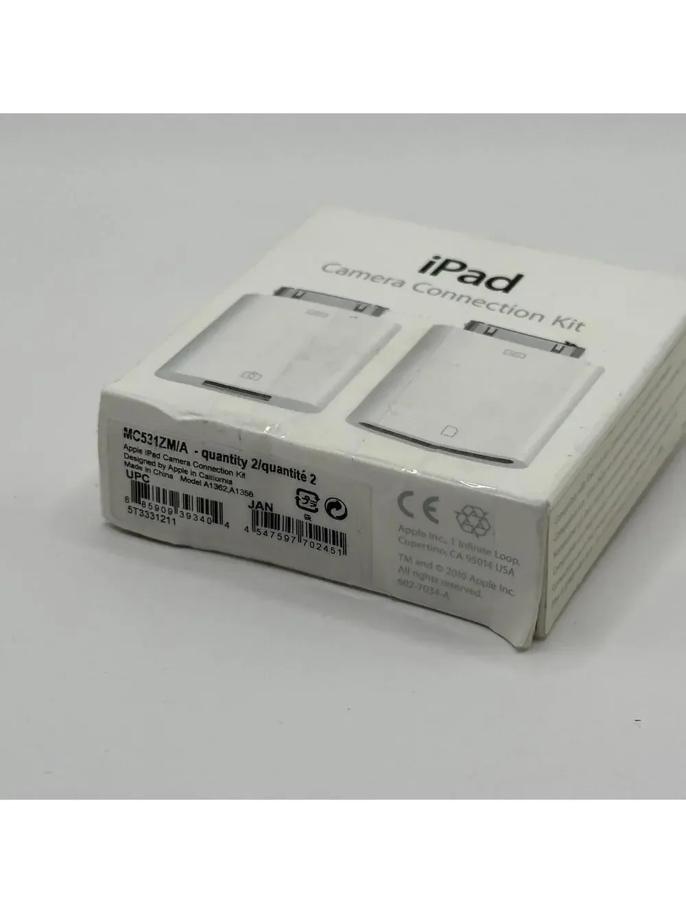 Genuine Apple iPad Camera Connection Kit 30-Pin Connectors A1362/58 OEM Original